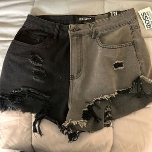 NEW w tags, black and grey shorts